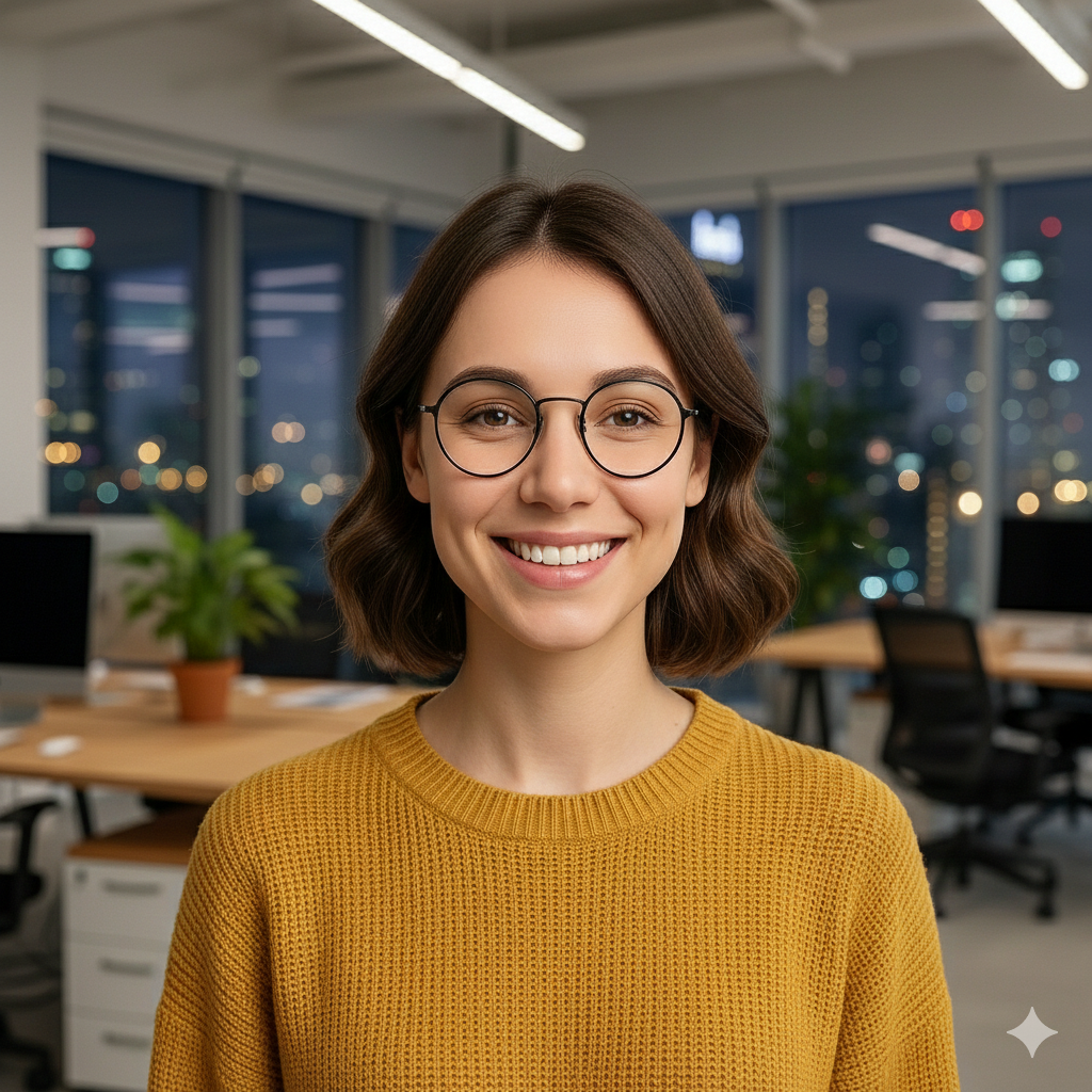 Ofiste çalışan profesyonel kadın